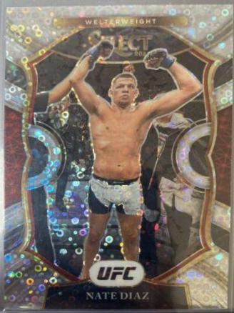Nate Diaz 2021 Panini Select UFC Octagonside #282 Disco