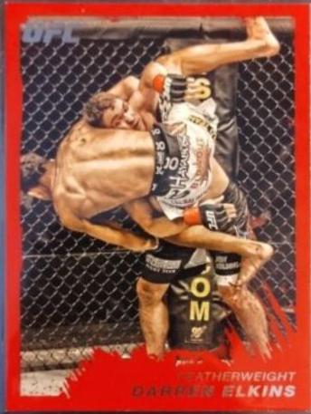 Darren Elkins 2011 Topps UFC Moment of Truth Base #216 Ruby