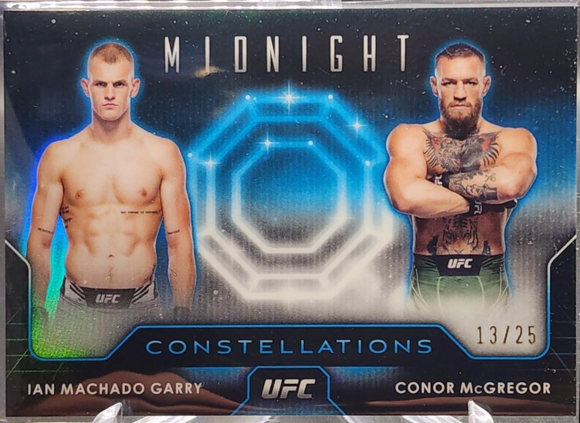 Ian Machado Garry / Conor McGregor 2024 Topps Midnight UFC Constellations #CO-23 Moonrise