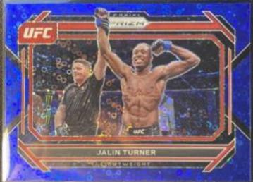 Jalin Turner 2023 Panini Prizm Under Card UFC Base #14 Blue