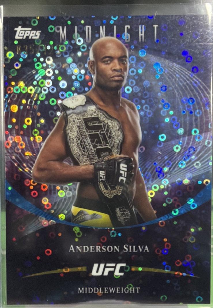 Anderson Silva 2026 Topps Midnight UFC Base #3 Morning