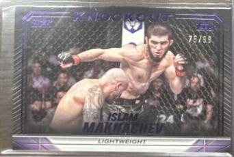 Islam Makhachev 2024 Topps Knockout UFC Base #59 Purple