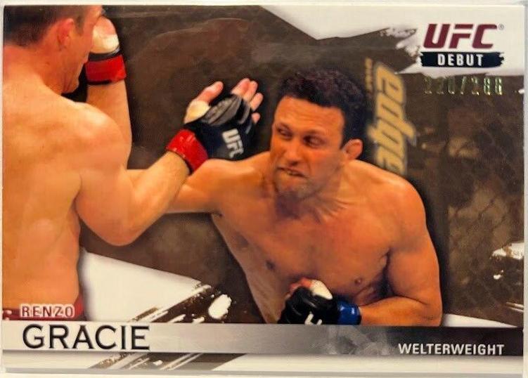 Renzo Gracie 2010 Topps UFC Knockout Base #128 Gold