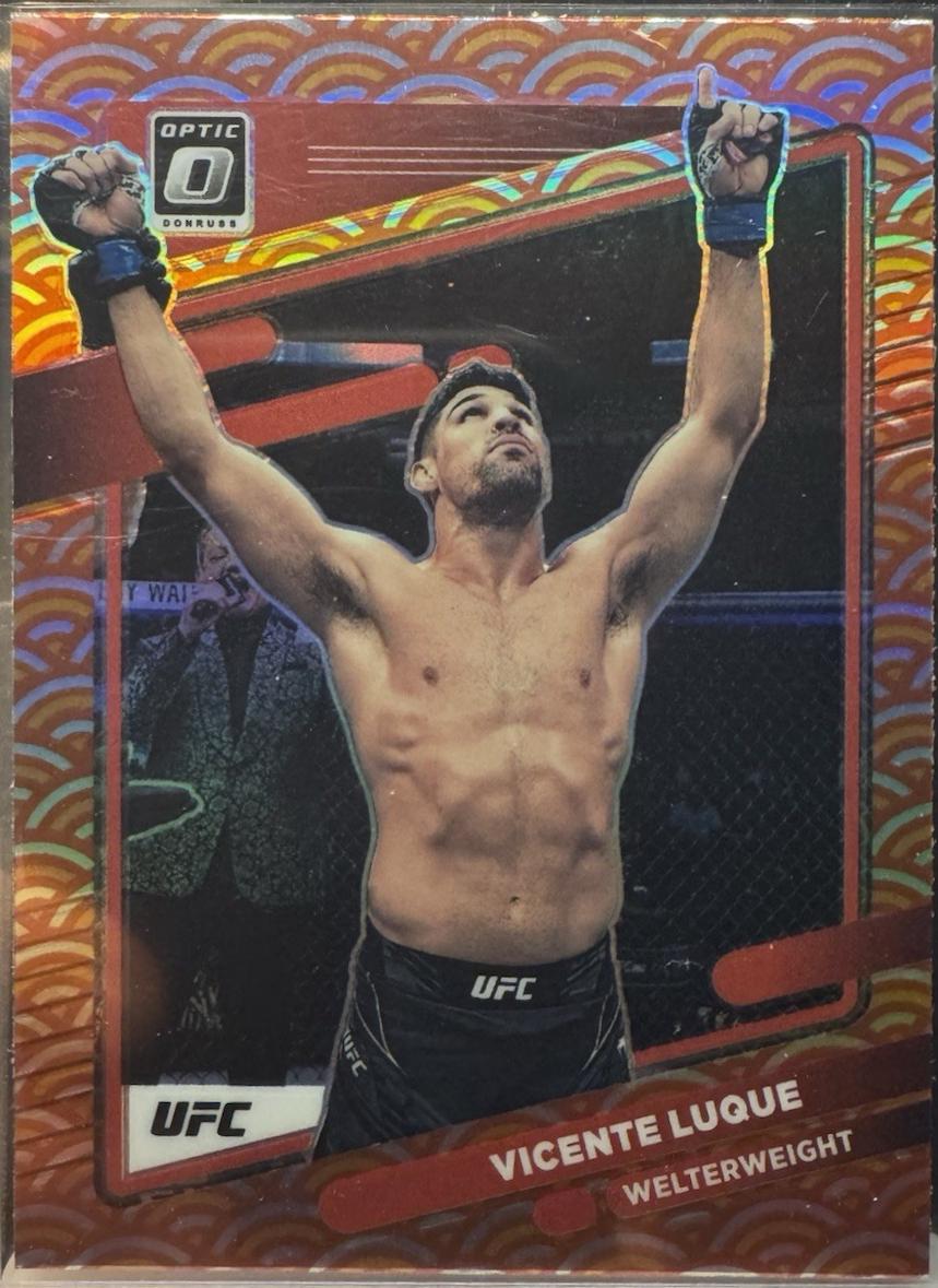 Vicente Luque 2022 Panini Donruss Optic UFC Base #92 Photon