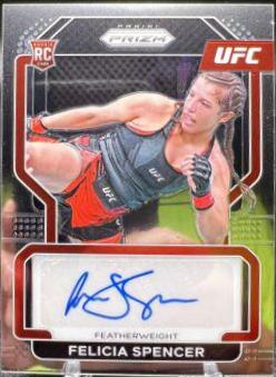 Felicia Spencer 2022 Panini Prizm UFC Signatures #SG-FSP Silver