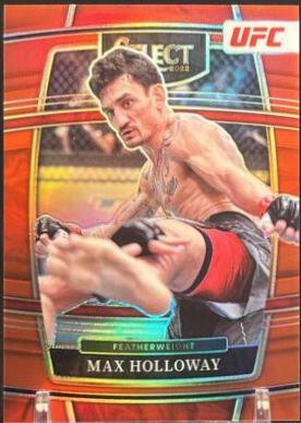 Max Holloway 2022 Panini Select UFC Concourse #65 Red