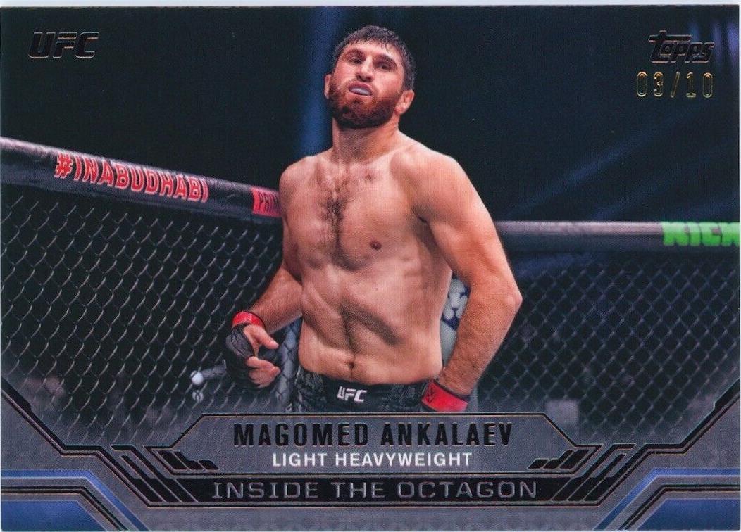 Magomed Ankalaev 2024 Topps Knockout UFC Inside the Octagon #ITO-14 Black