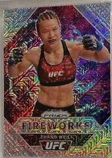 Zhang Weili 2021 Panini Prizm UFC Fireworks #15 Mojo