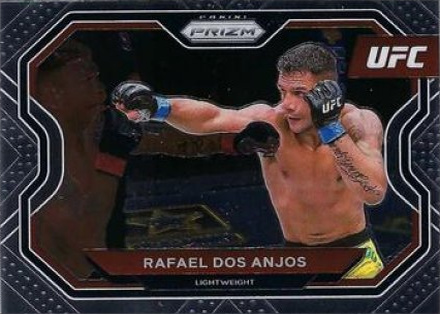 Rafael Dos Anjos 2021 Panini Prizm UFC Base #165 Black