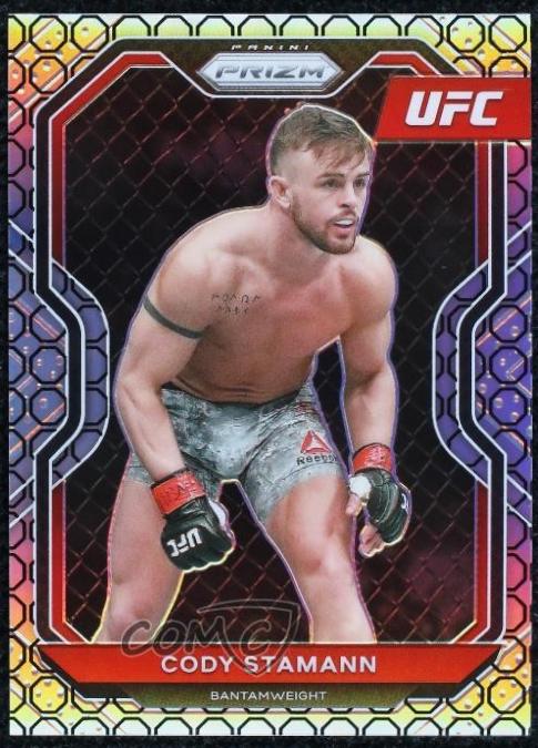 Cody Stamann 2021 Panini Prizm UFC Base #20 Octagon