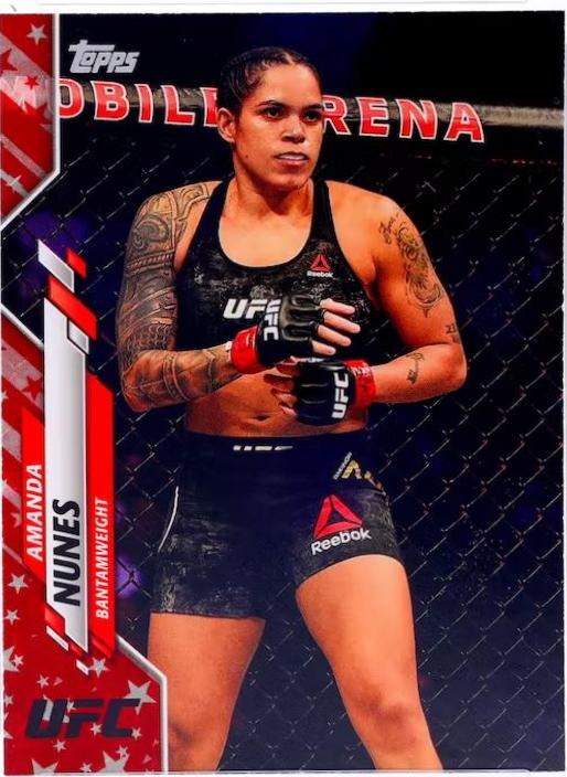 Amanda Nunes 2020 Topps UFC Base #1 Independence Day