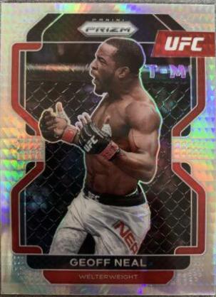 Geoff Neal 2022 Panini Prizm UFC Base #163 Hyper