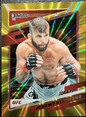 Jeremy Stephens 2022 Panini Donruss UFC Base #132 Gold