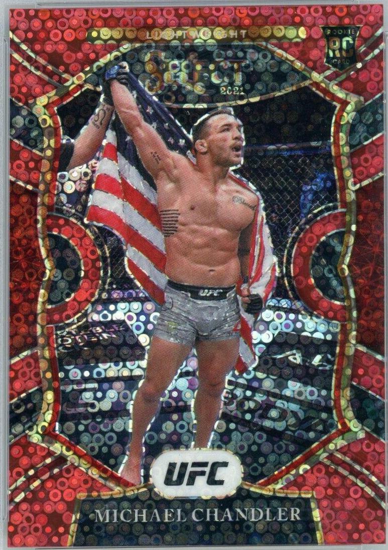 Michael Chandler 2021 Panini Select UFC Concourse #9 Red Disco