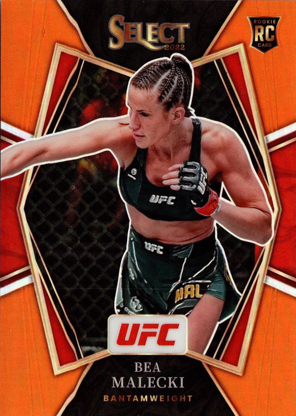 Bea Malecki 2022 Panini Select UFC Premier Level #177 Orange