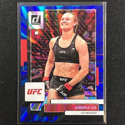 Andrea Lee 2023 Panini Donruss UFC Base #176 Blue Laser