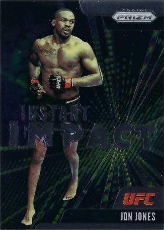 Jon Jones 2021 Panini Prizm UFC Instant Impact #5 Black