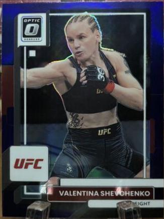 Valentina Shevchenko 2023 Panini Donruss Optic UFC Base #77 Purple