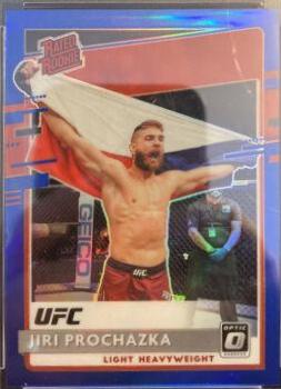 Jiri Prochazka 2021 Panini Chronicles UFC Base Optic Rated Rookies #208 Blue