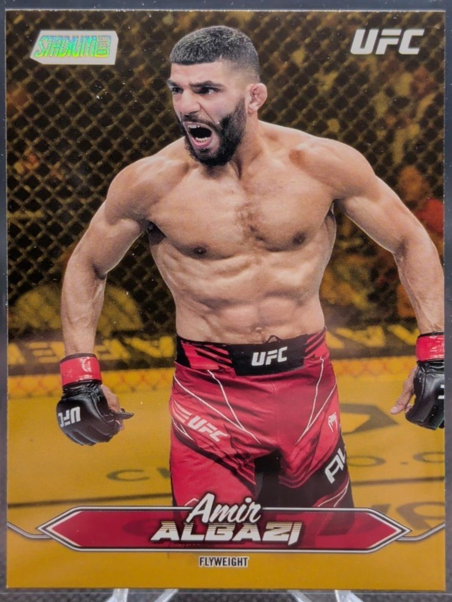 Amir Albazi 2025 Topps Stadium Club UFC Base #71 Gold