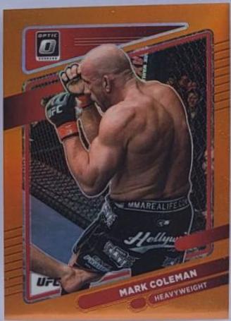 Mark Coleman 2022 Panini Donruss Optic UFC Base #97 Orange