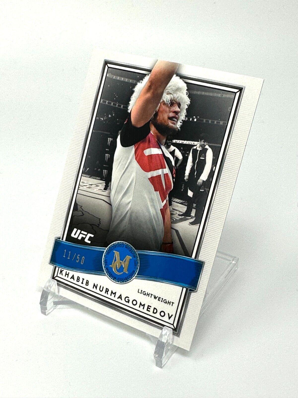 Khabib Nurmagomedov 2016 Topps UFC Museum Collection Base #43 Sapphire
