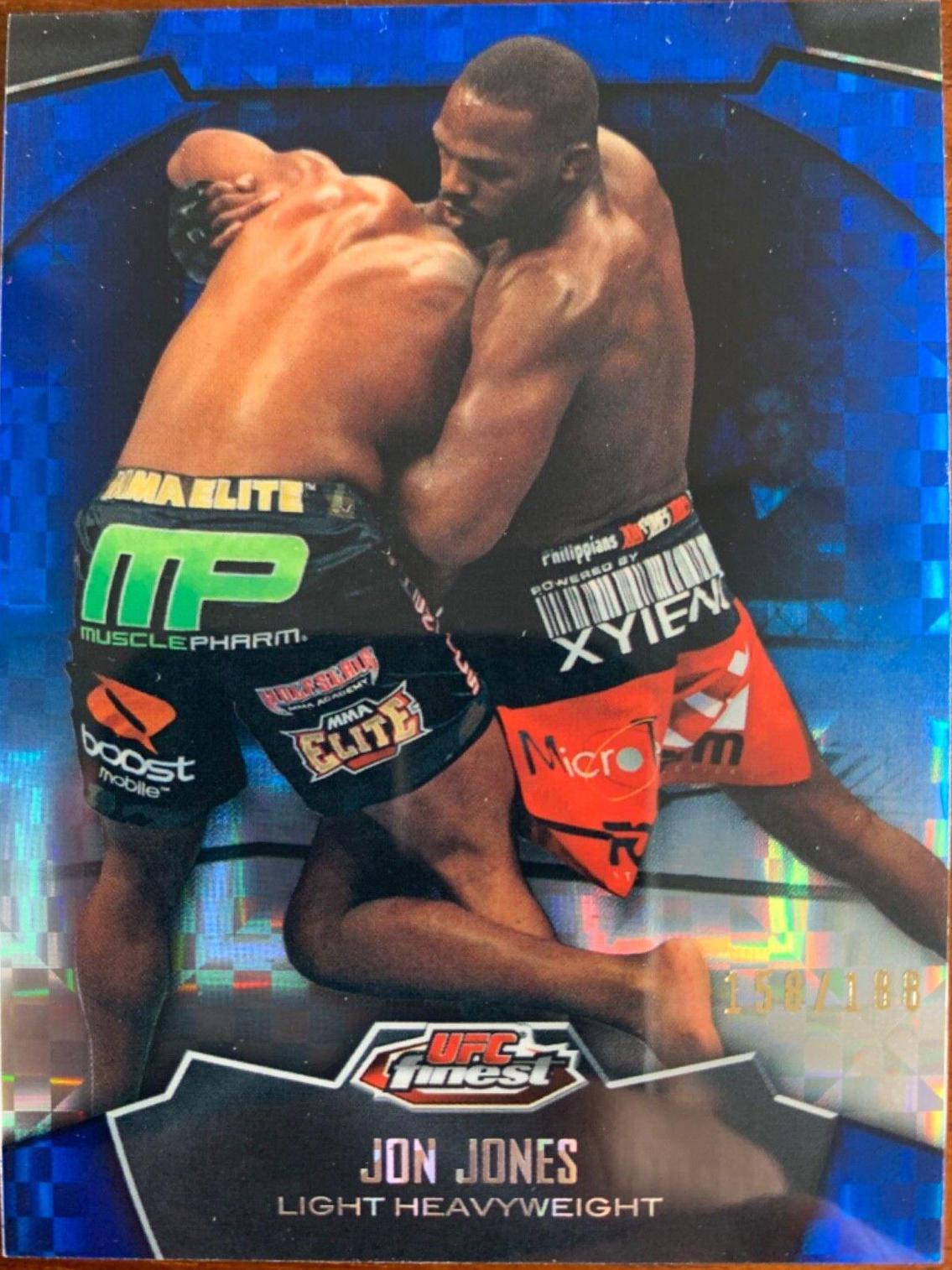 Jon Jones 2012 Topps Finest UFC Base #32 Xfractor