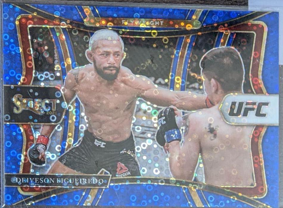 Deiveson Figueiredo 2021 Panini Select UFC Octagonside #294 Blue Disco