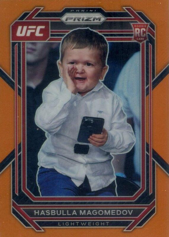 Hasbulla Magomedov 2023 Panini Prizm UFC Base #200 Orange