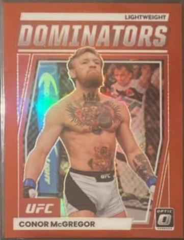 Conor McGregor 2023 Panini Donruss Optic UFC Dominators #4 Red