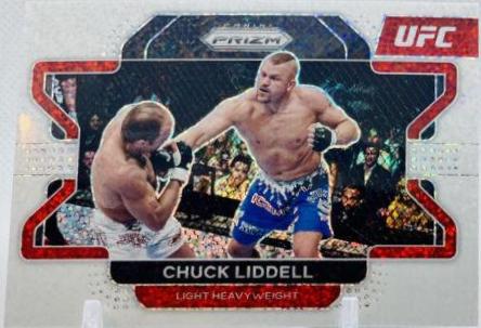 Chuck Liddell 2022 Panini Prizm UFC Base #9 White Sparkle