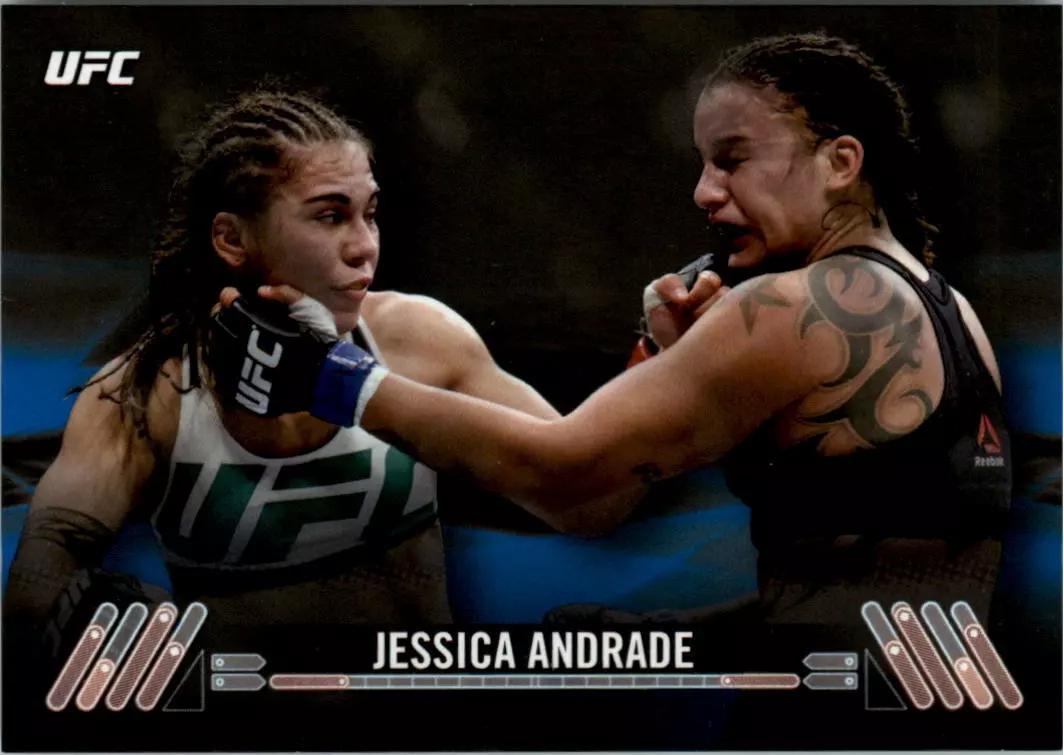 Jessica Andrade 2017 Topps UFC Knockout Base #77 Blue
