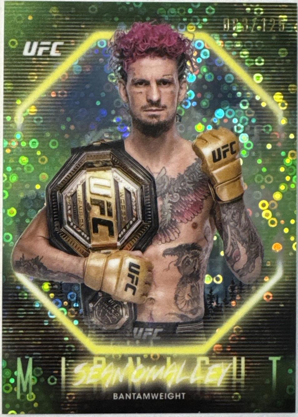 Sean O'Malley 2025 Topps Midnight UFC Base #16 Morning