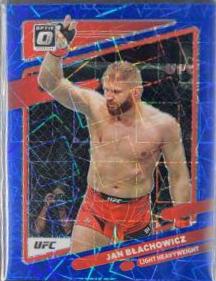 Jan Błachowicz 2022 Panini Donruss Optic UFC Base #76 Blue Velocity