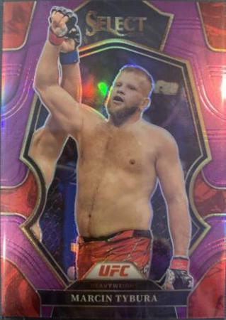 Marcin Tybura 2023 Panini Select UFC Premier Level #166 Purple