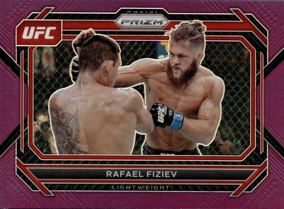 Rafael Fiziev 2023 Panini Prizm UFC Base #1 Purple