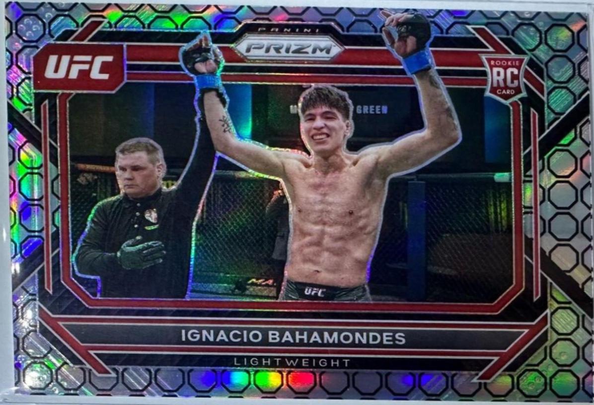 Ignacio Bahamondes 2023 Panini Prizm UFC Base #62 Octagon