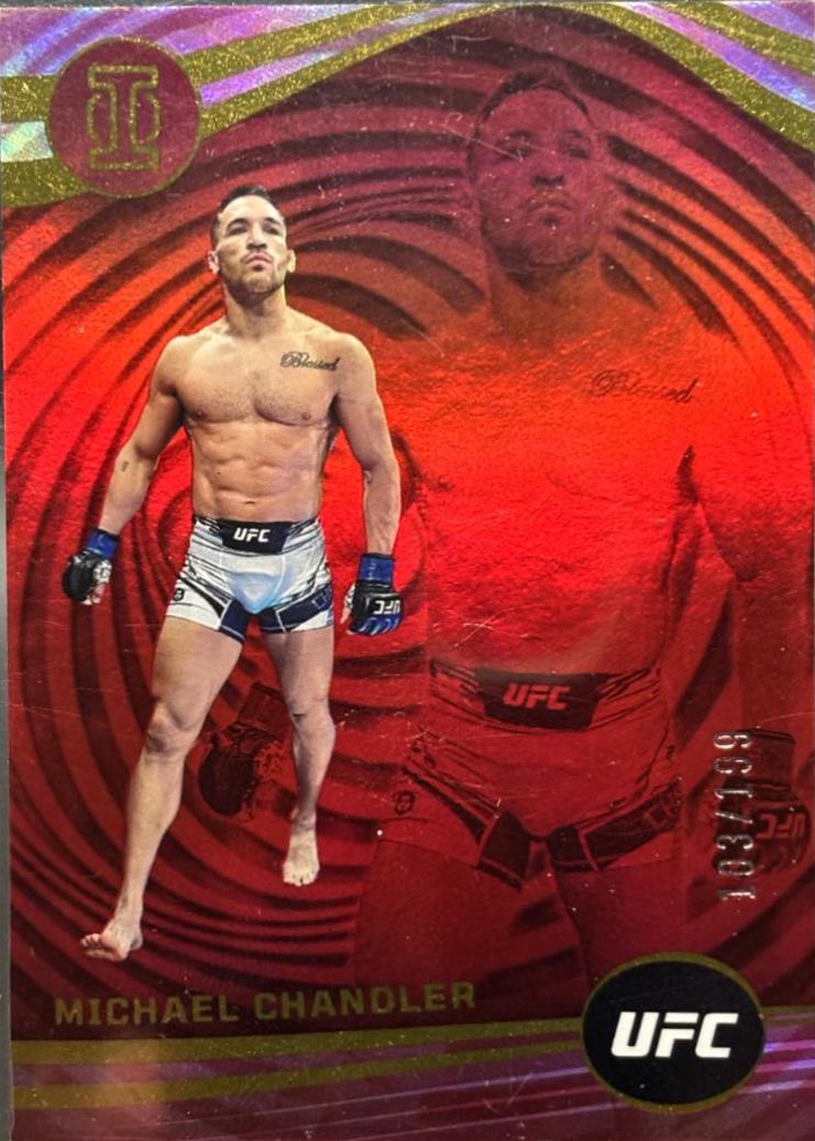Michael Chandler 2023 Panini Chronicles UFC Base Illusions #272 Red