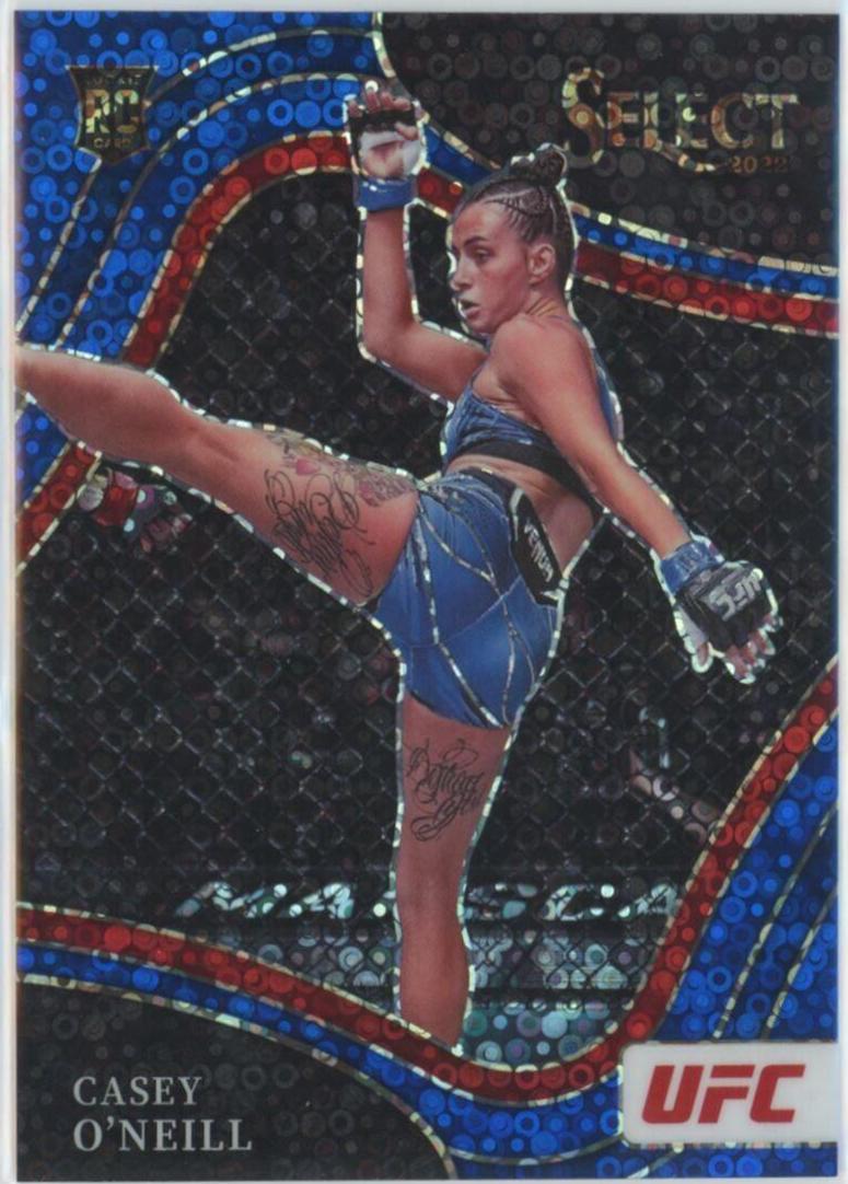 Casey O'Neill 2022 Panini Select UFC Octagonside #212 Blue Disco