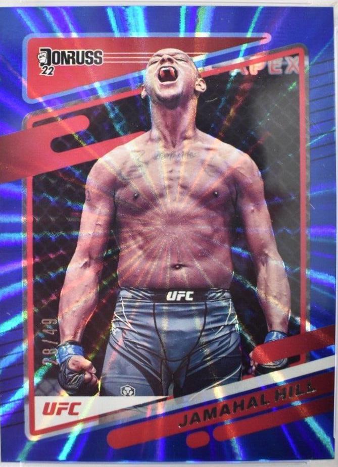 Jamahal Hill 2022 Panini Donruss UFC Base #115 Blue