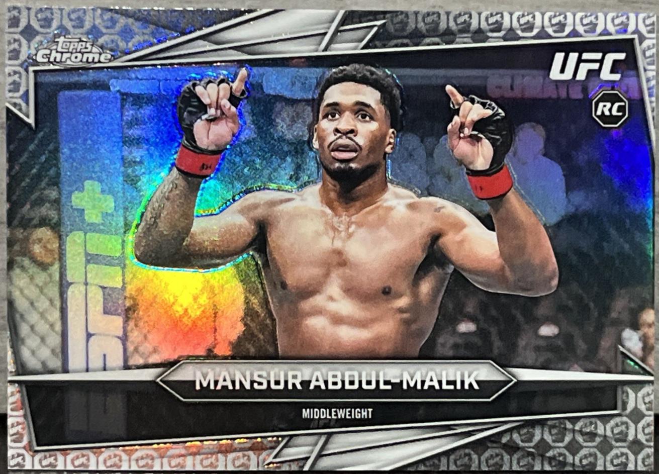 Mansur Abdul-Malik 2026 Topps Chrome UFC Base #59 UFC Glove Refractor