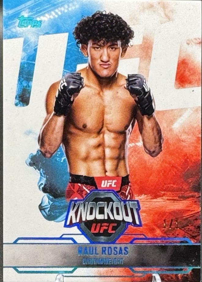 Raul Rosas 2025 Topps Knockout UFC Base #67 Platinum
