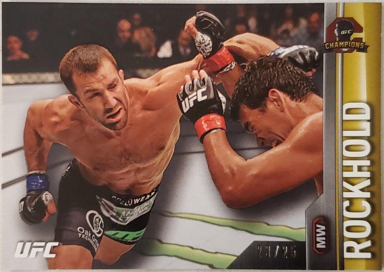 Luke Rockhold 2015 Topps UFC Champions Base #114 Gold