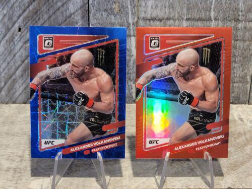 Alexander Volkanovski 2022 Panini Donruss Optic UFC Base #28 Blue Velocity