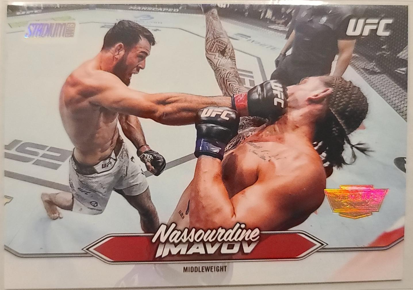 Nassourdine Imavov 2025 Topps Stadium Club UFC Base #76 Members Only