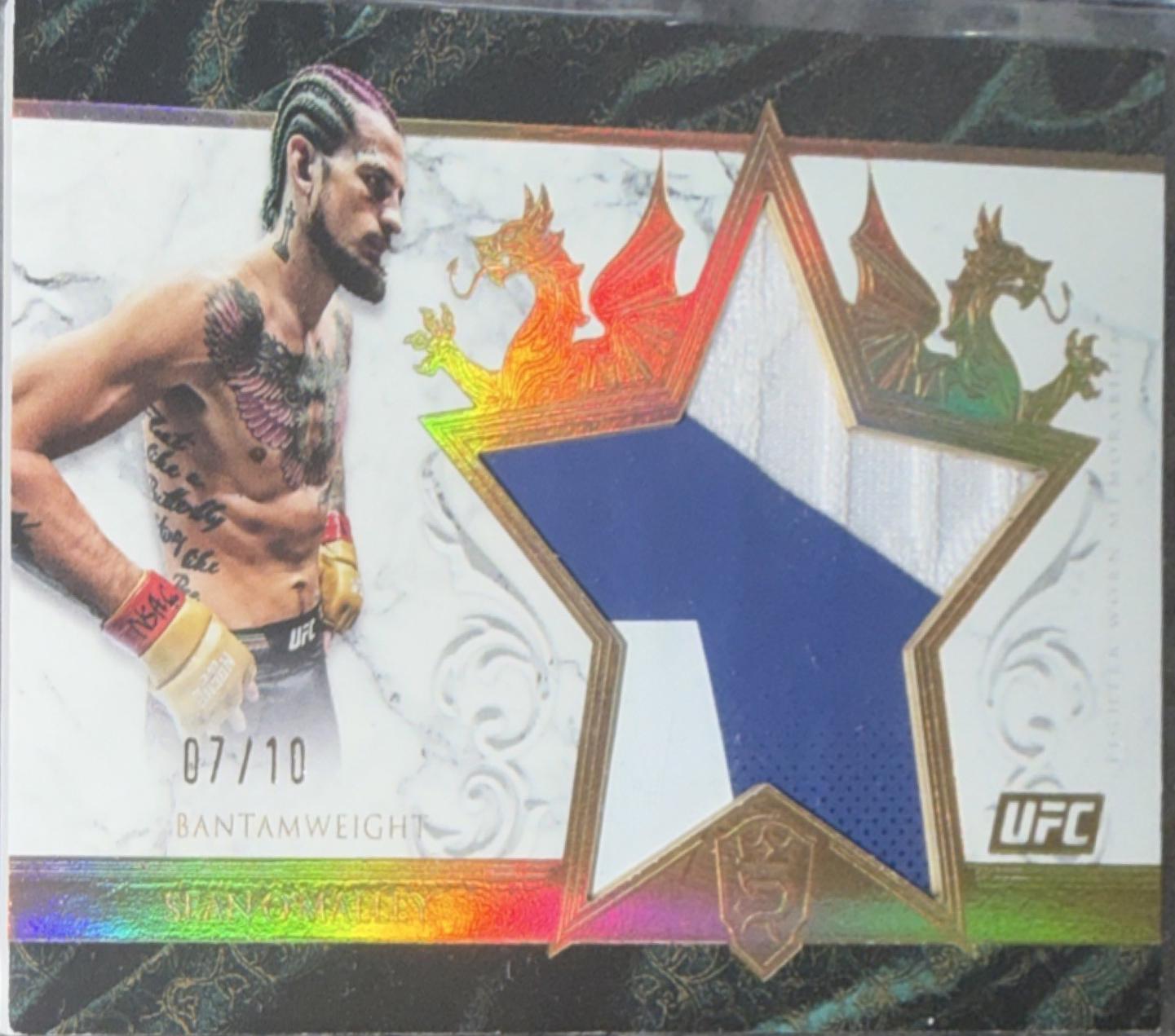 Sean O'Malley 2025 Topps Royalty UFC Star Relics #SR-SO Gold
