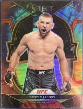 Dustin Jacoby 2023 Panini Select UFC Concourse #4 Tie Dye