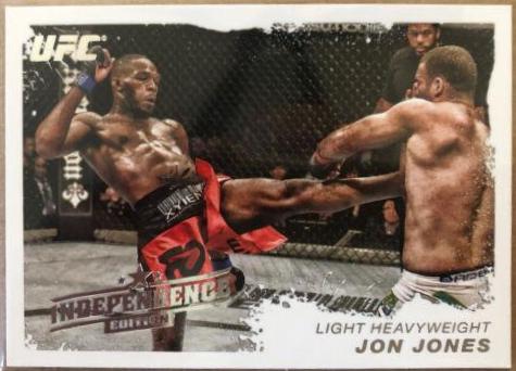 Jon Jones 2011 Topps UFC Moment of Truth Base #205 Independence Edition