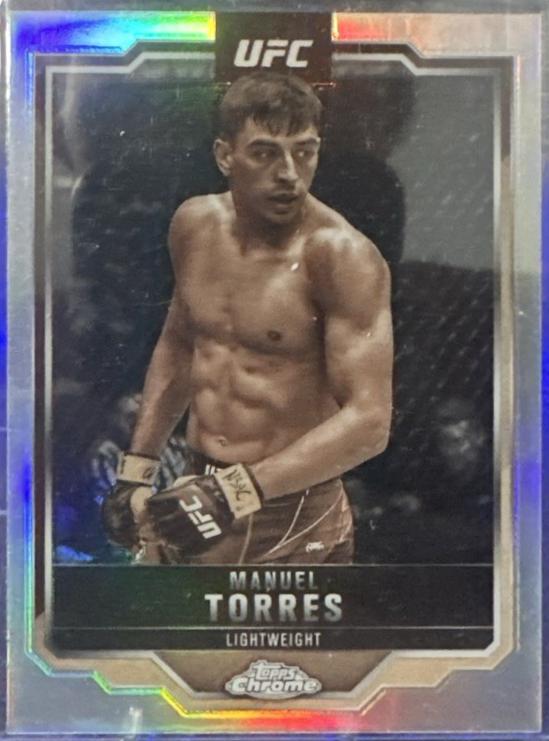 Manuel Torres 2025 Topps Chrome UFC Base #96 Sepia Refractor