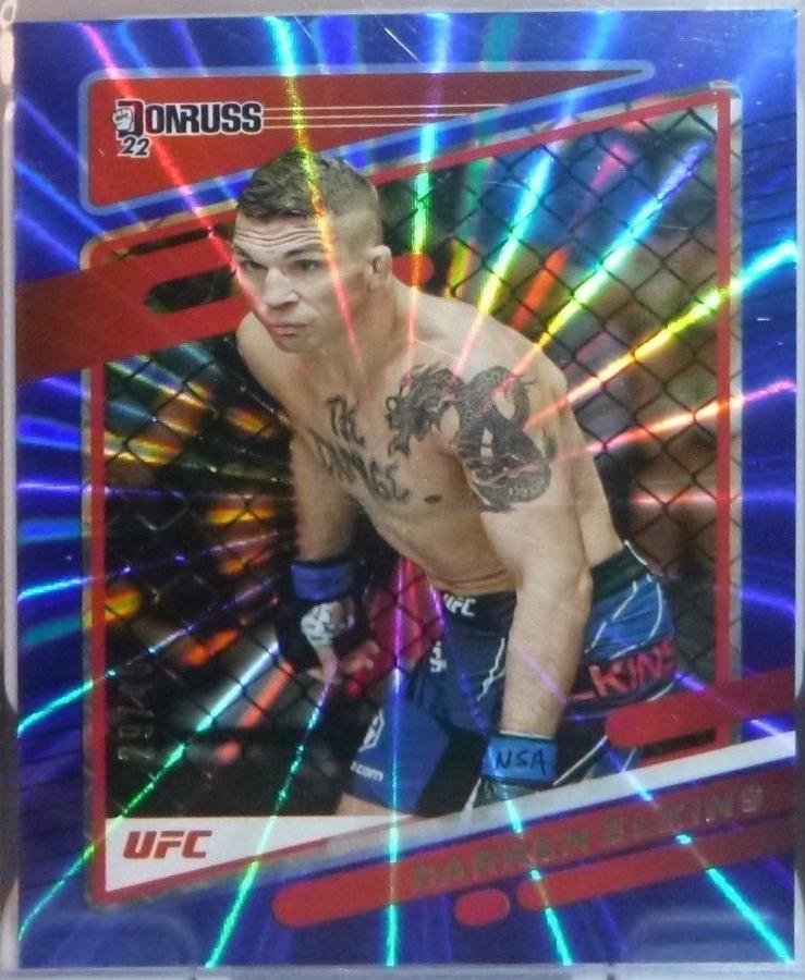 Darren Elkins 2022 Panini Donruss UFC Base #167 Blue